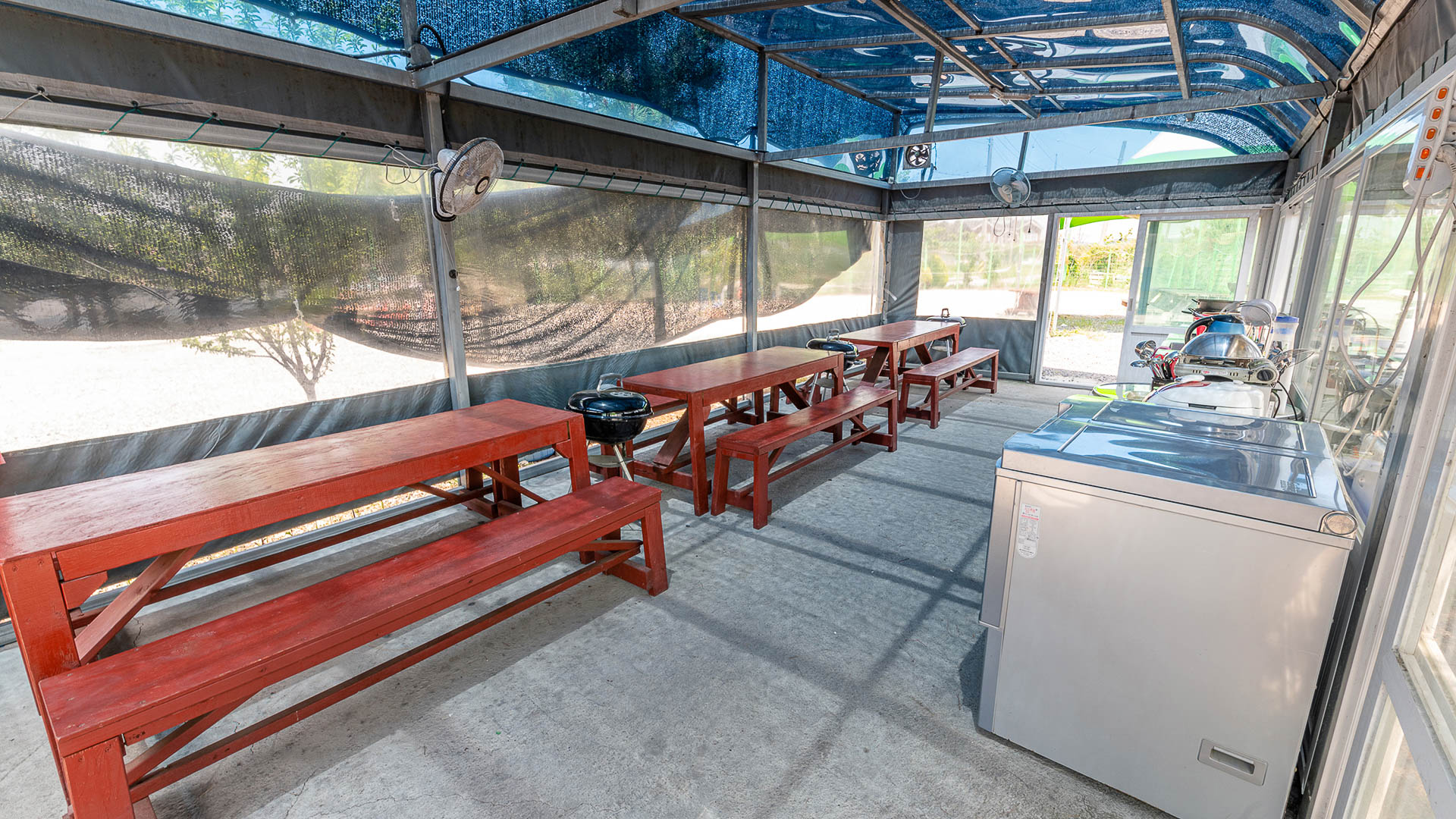 실내 바베큐장&대형 냉장고